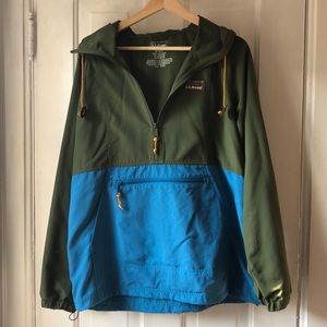 Half zip LL bean jacket